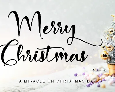 Merry Christmas Baby font