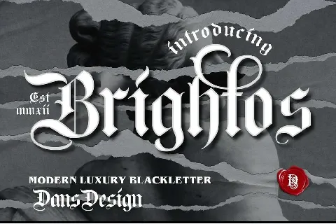 Brightos font