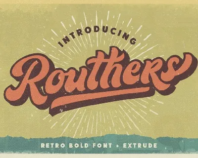 Routhers font