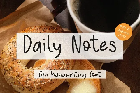 Daily Notes font