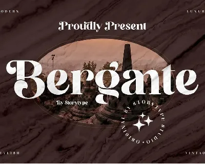 Bergante font