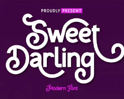 Sweet Darling Display font