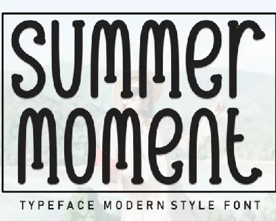 Summer Moment font