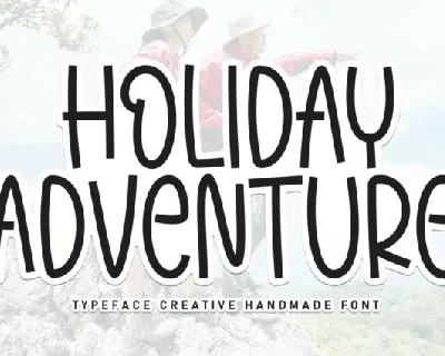 Holiday Adventure Display font
