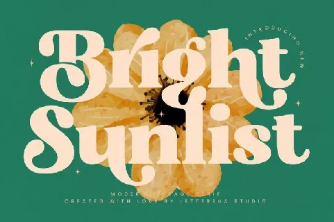 Bright Sunlist font