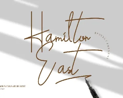 HamiltonEast font