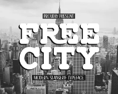 Free City font