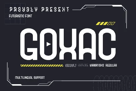 GOXAC font