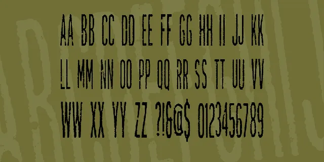 Tallierst Grustampa font