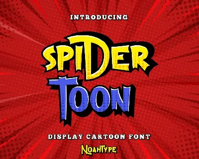 Spider Toon font