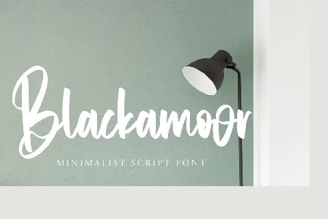 Blackamoor font