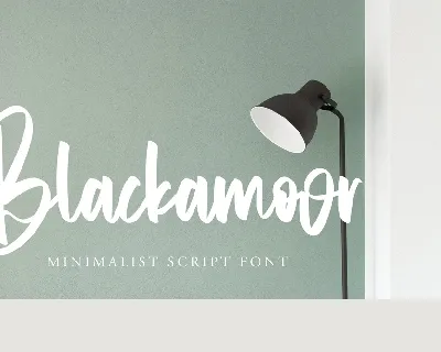 Blackamoor font