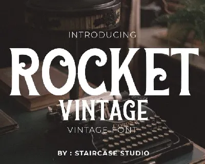 Rocket Vintage font