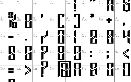 Zanterox font