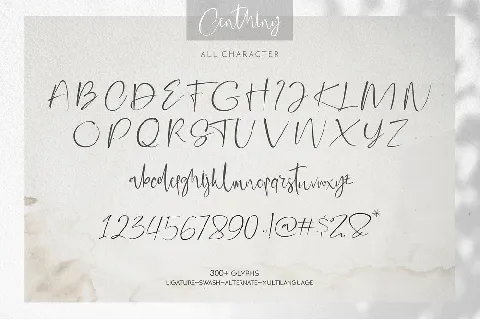 Centhiny font