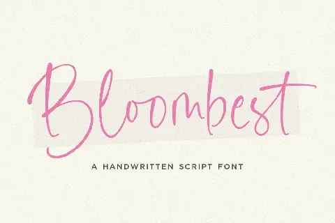 Bloombest font