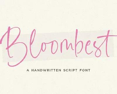 Bloombest font