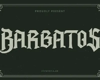 Barbatos Modern Blackletter font