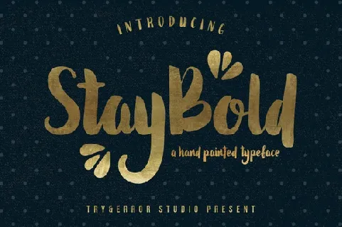 Stay Bold Typeface font