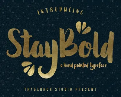 Stay Bold Typeface font