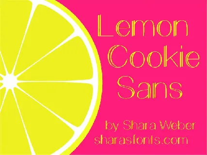 Lemon Cookie Sans font