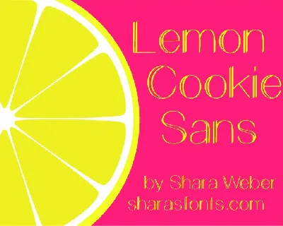 Lemon Cookie Sans font