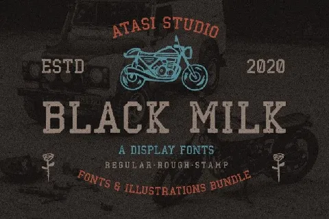 Black Milk Display font