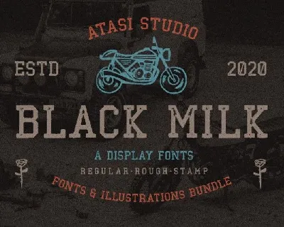 Black Milk Display font