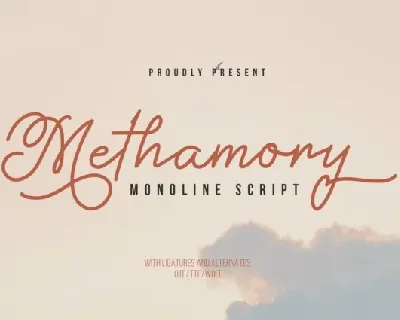 Methamory font