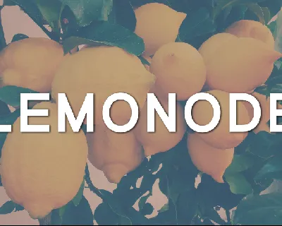 Lemonode font