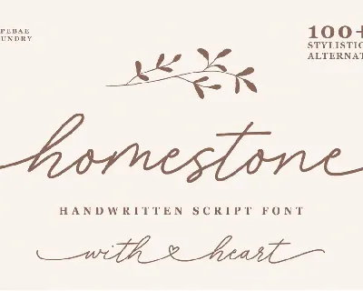 Homestone font