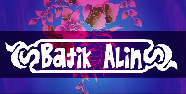 Batik Alin font