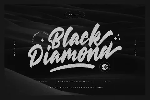 Black Diamond font