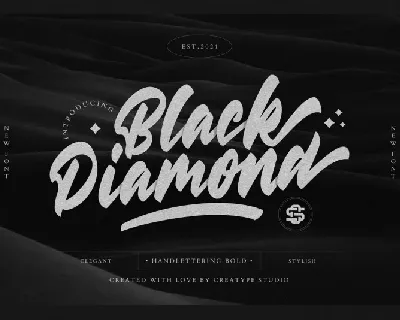 Black Diamond font