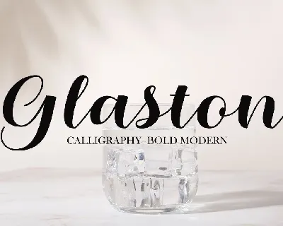 Glaston font
