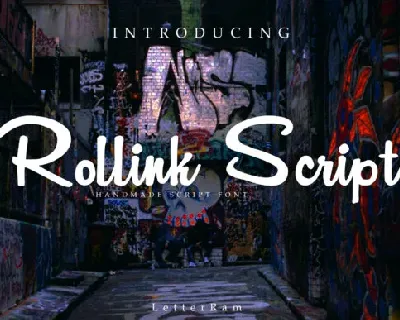 Rollink Script font