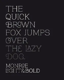 Monroe Typeface font