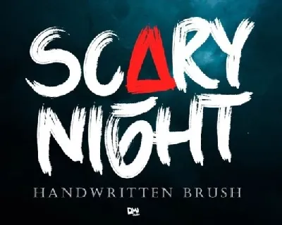 Scary Night font