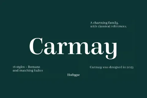 Carmay font