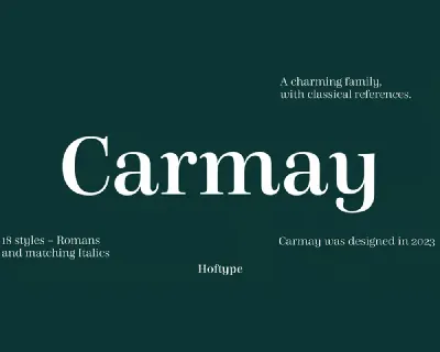 Carmay font