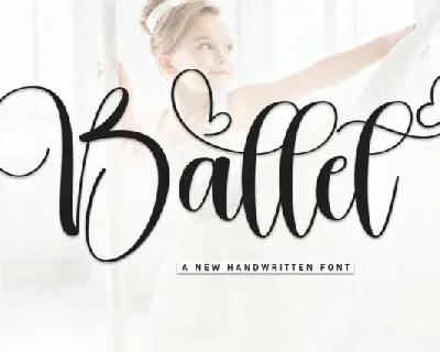 Ballet Script font