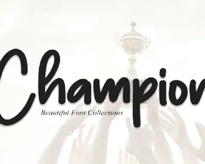 Champion Display font