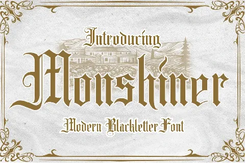 Monshiner font