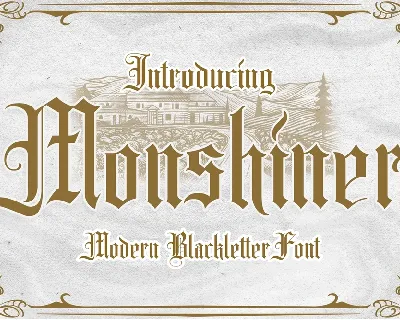 Monshiner font