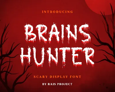 Brains Hunter Demo font