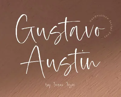 Gustavo Austin font