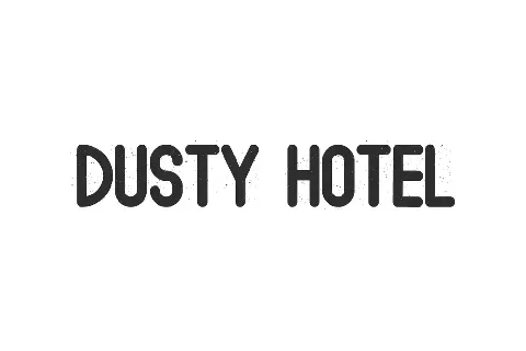 Dusty Hotel font