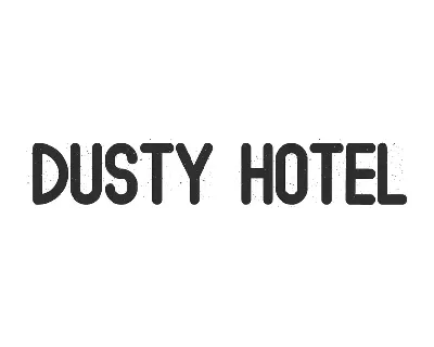 Dusty Hotel font