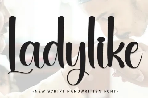 Ladylike Script font