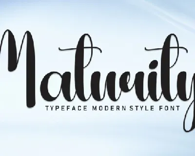 Maturity font
